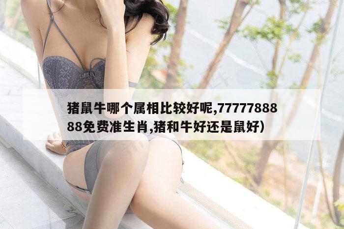 猪鼠牛哪个属相比较好呢,7777788888免费准生肖,猪和牛好还是鼠好）